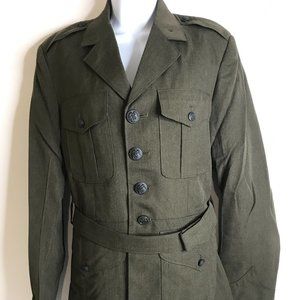 Unisex Military/Army Utility Jacket Olive 37L (M)